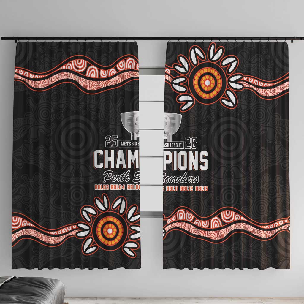 Cricket Australia Perth 6 Times Champions Window Curtain