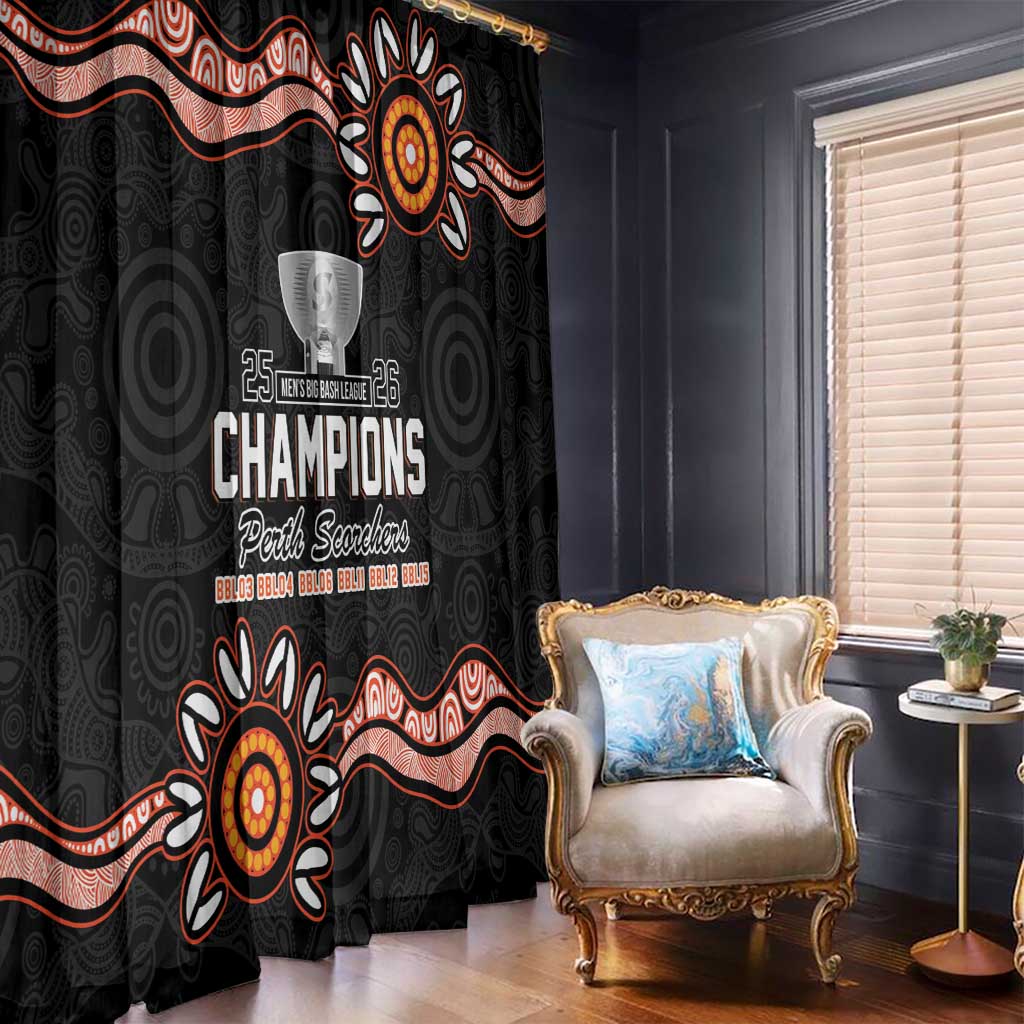 Cricket Australia Perth 6 Times Champions Window Curtain