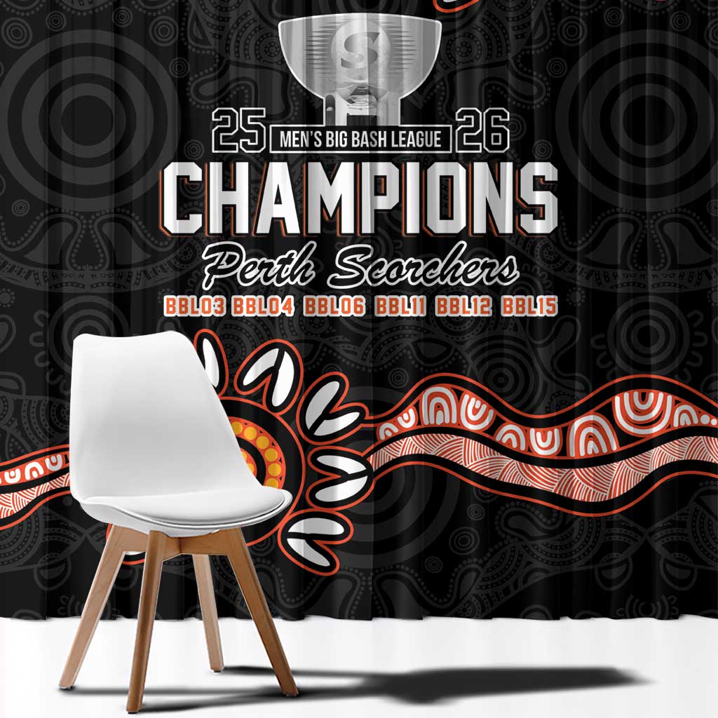 Cricket Australia Perth 6 Times Champions Window Curtain