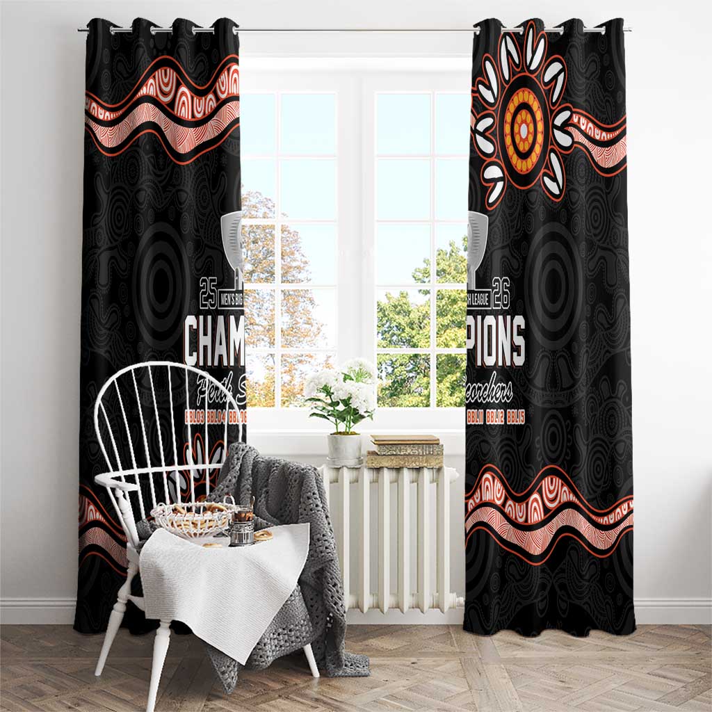 Cricket Australia Perth 6 Times Champions Window Curtain