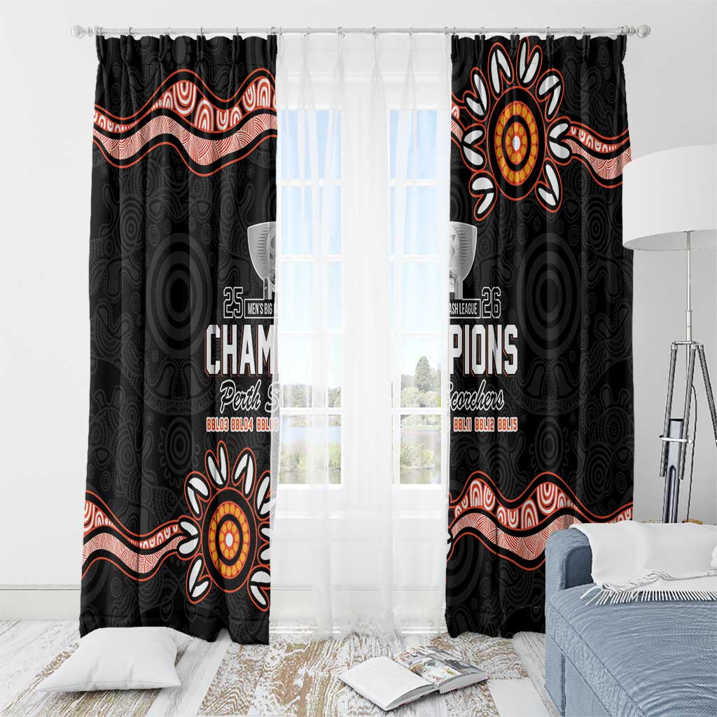 Cricket Australia Perth 6 Times Champions Window Curtain