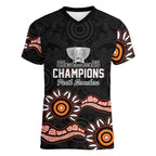Cricket Australia Perth 6 Times Champions Women V-Neck T-Shirt