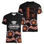 Cricket Australia Perth 6 Times Champions Women V-Neck T-Shirt