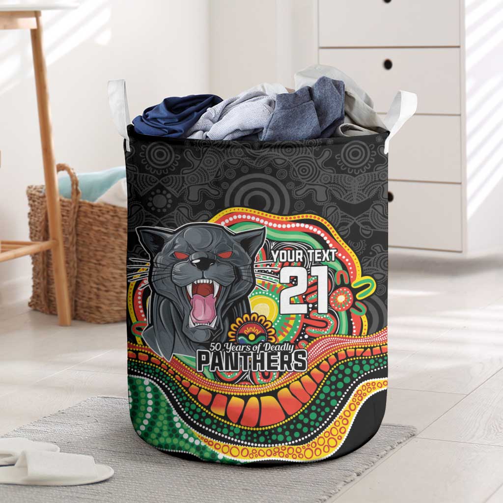 Custom Panthers Honouring First Nations Laundry Basket NAIDOC 2026 Deadly 50 Years