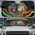Custom Panthers Honouring First Nations Auto Sun Shade NAIDOC 2026 Deadly 50 Years