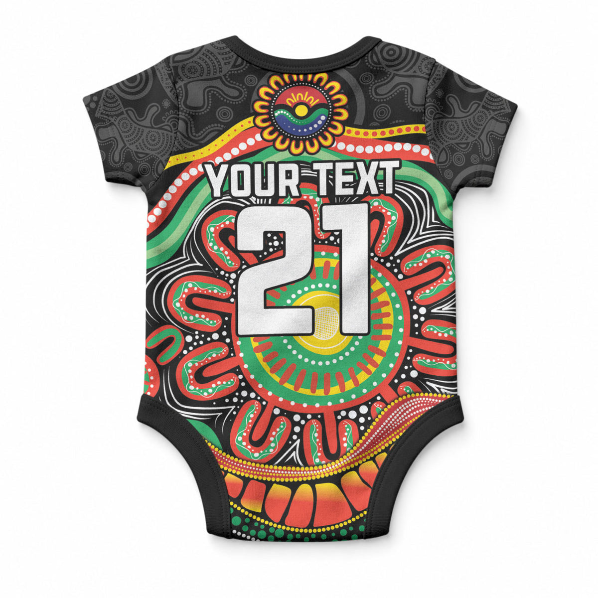 Custom Panthers Honouring First Nations Baby Onesie NAIDOC 2026 Deadly 50 Years