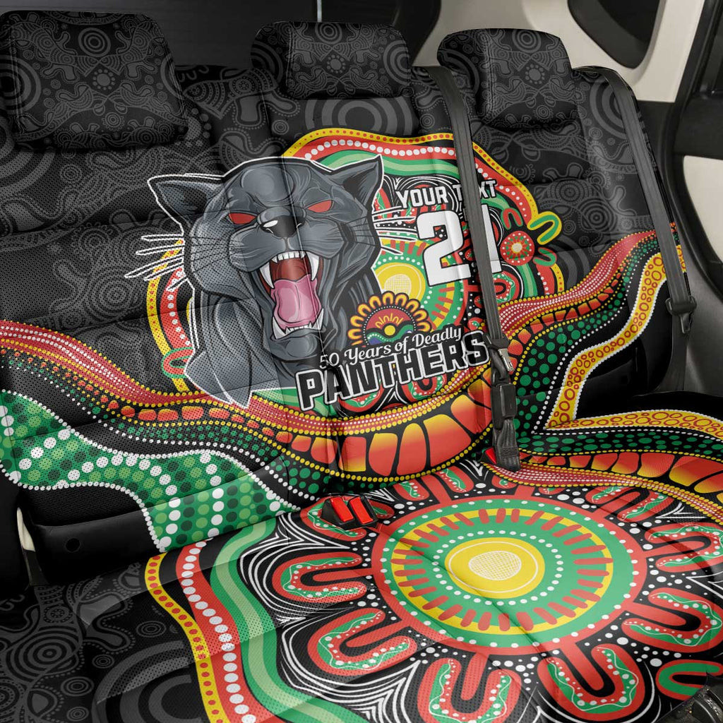 Custom Panthers Honouring First Nations Back Car Seat Cover NAIDOC 2026 Deadly 50 Years