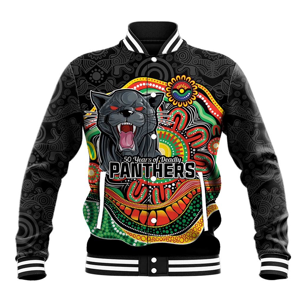 Custom Panthers Honouring First Nations Baseball Jacket NAIDOC 2026 Deadly 50 Years
