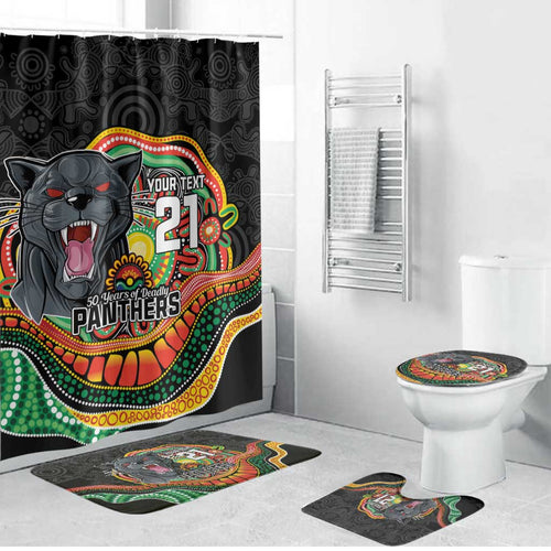 Custom Panthers Honouring First Nations Bathroom Set NAIDOC 2026 Deadly 50 Years