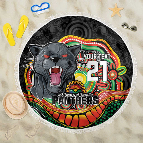Custom Panthers Honouring First Nations Beach Blanket NAIDOC 2026 Deadly 50 Years
