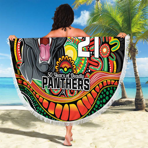 Custom Panthers Honouring First Nations Beach Blanket NAIDOC 2026 Deadly 50 Years