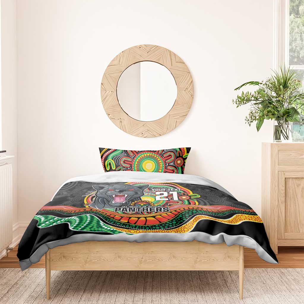 Custom Panthers Honouring First Nations Bedding Set NAIDOC 2026 Deadly 50 Years