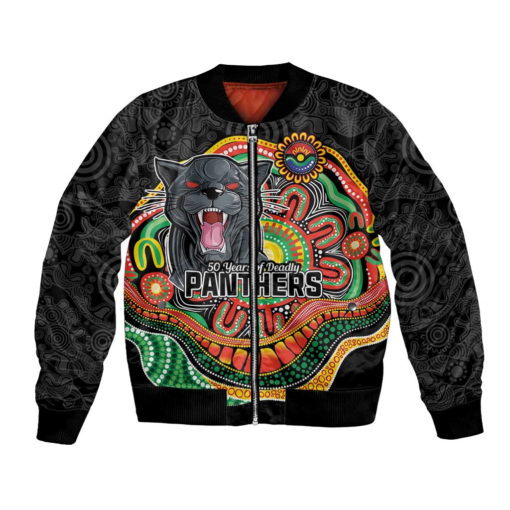 Custom Panthers Honouring First Nations Bomber Jacket NAIDOC 2026 Deadly 50 Years