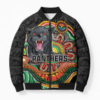 Custom Panthers Honouring First Nations Bomber Puffer Jacket NAIDOC 2026 Deadly 50 Years