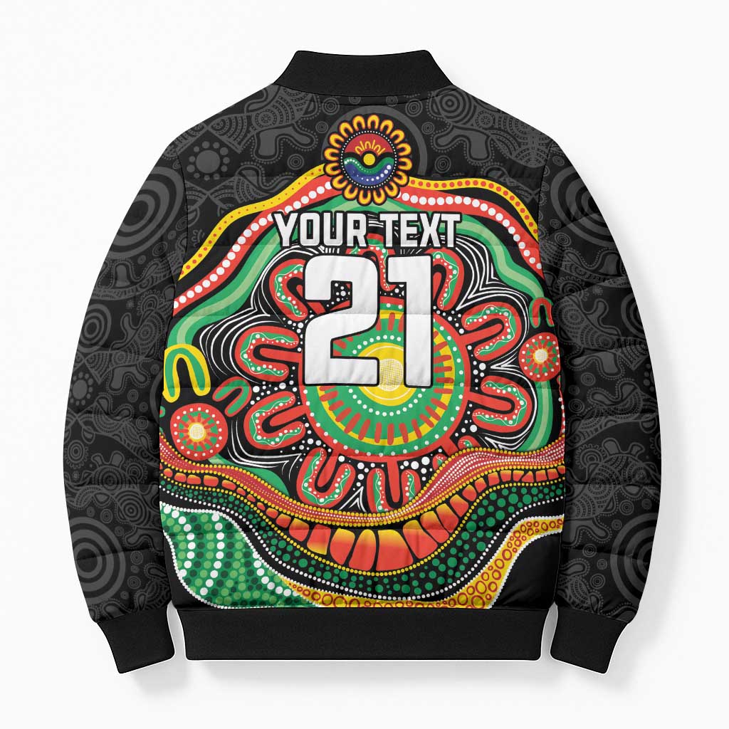 Custom Panthers Honouring First Nations Bomber Puffer Jacket NAIDOC 2026 Deadly 50 Years