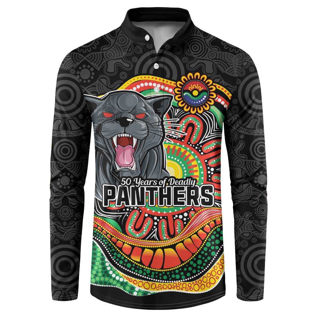 Custom Panthers Honouring First Nations Button Sweatshirt NAIDOC 2026 Deadly 50 Years