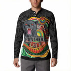 Custom Panthers Honouring First Nations Button Sweatshirt NAIDOC 2026 Deadly 50 Years