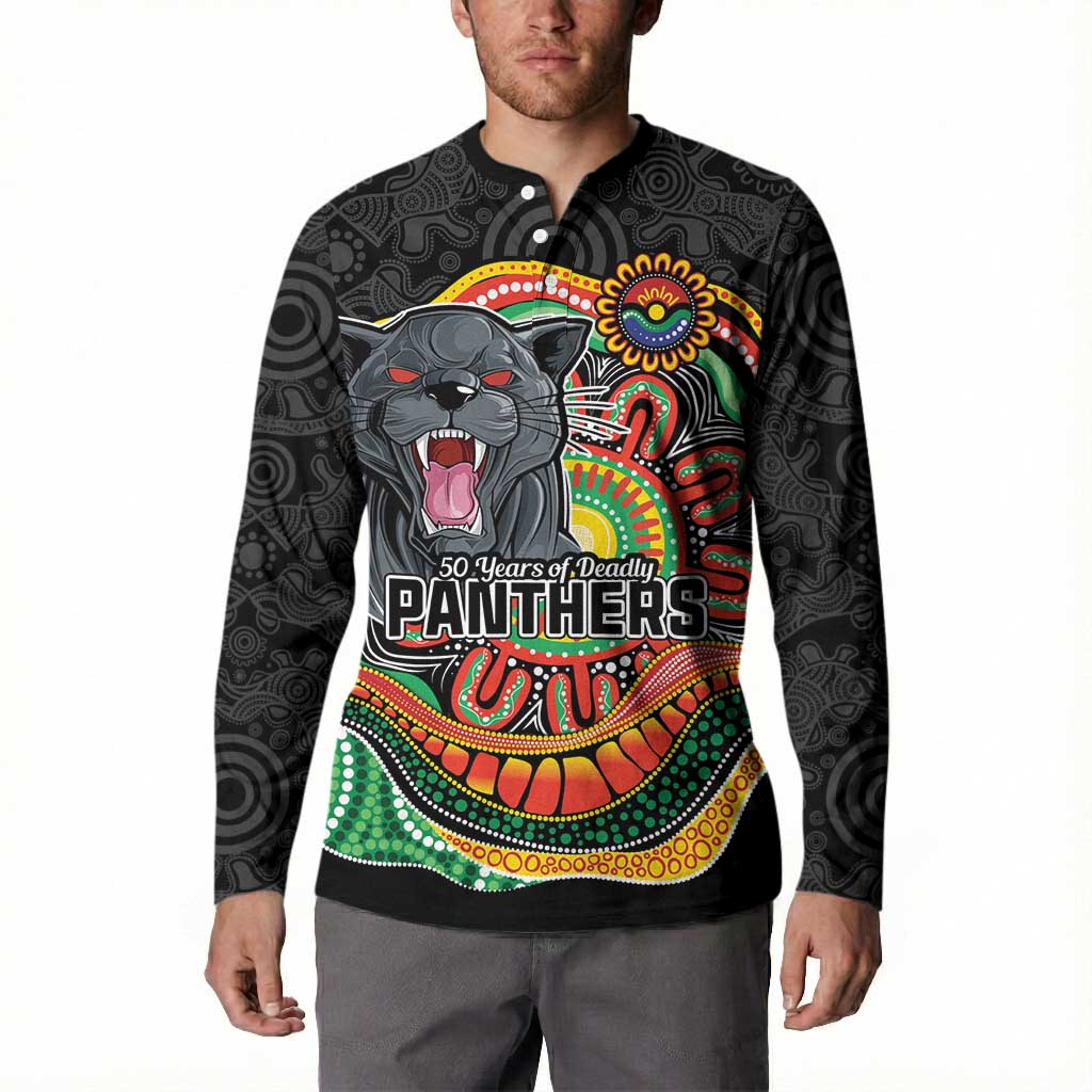 Custom Panthers Honouring First Nations Button Sweatshirt NAIDOC 2026 Deadly 50 Years