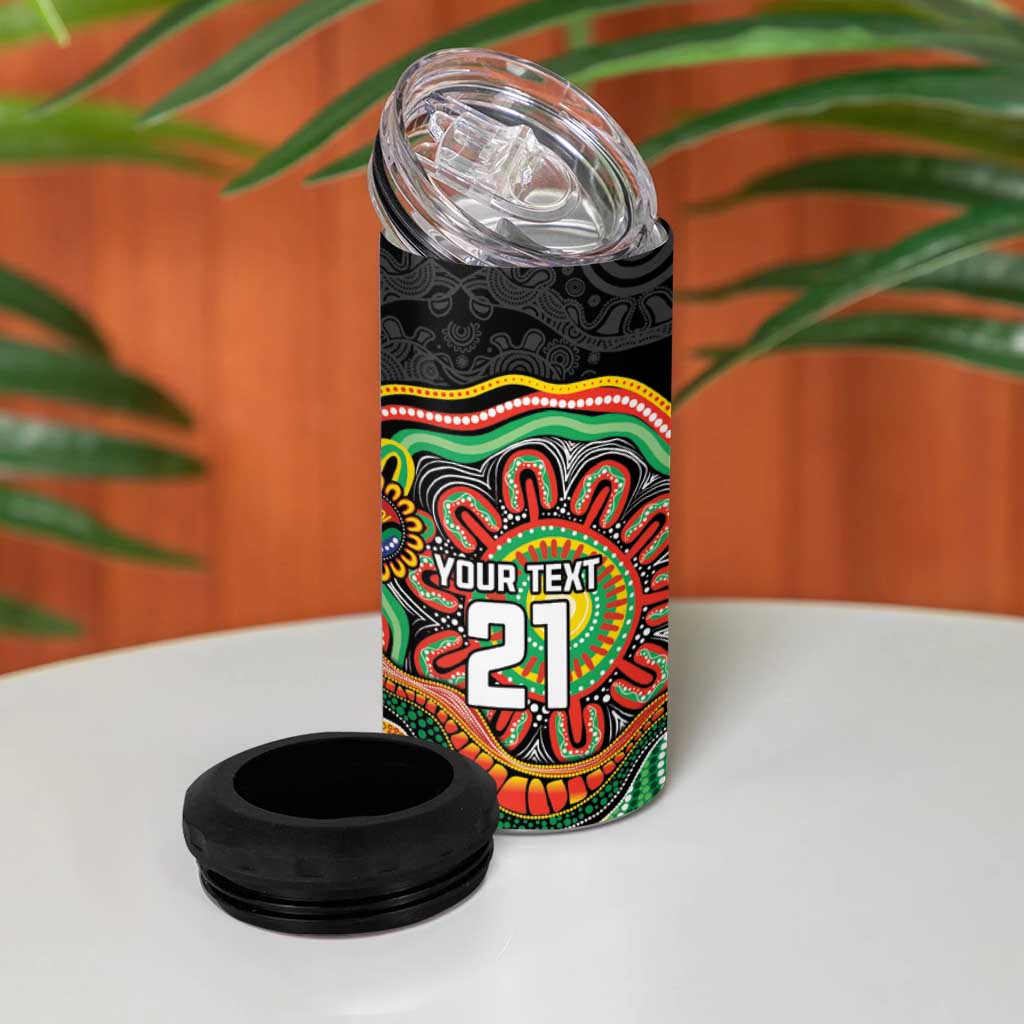 Custom Panthers Honouring First Nations 4 in 1 Can Cooler Tumbler NAIDOC 2026 Deadly 50 Years