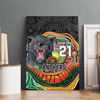Custom Panthers Honouring First Nations Canvas Wall Art NAIDOC 2026 Deadly 50 Years