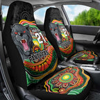 Custom Panthers Honouring First Nations Car Seat Cover NAIDOC 2026 Deadly 50 Years