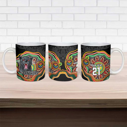 Custom Panthers Honouring First Nations Ceramic Mug NAIDOC 2026 Deadly 50 Years
