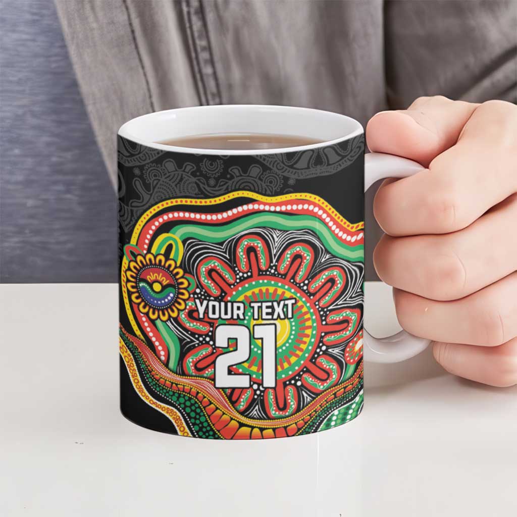 Custom Panthers Honouring First Nations Ceramic Mug NAIDOC 2026 Deadly 50 Years