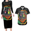 Custom Panthers Honouring First Nations Couples Matching Long Sleeve Bodycon Dress and Hawaiian Shirt NAIDOC 2026 Deadly 50 Years