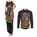 Custom Panthers Honouring First Nations Couples Matching Tank Maxi Dress and Long Sleeve Button Shirt NAIDOC 2026 Deadly 50 Years
