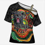 Custom Panthers Honouring First Nations Cross Shoulder Shirt NAIDOC 2026 Deadly 50 Years