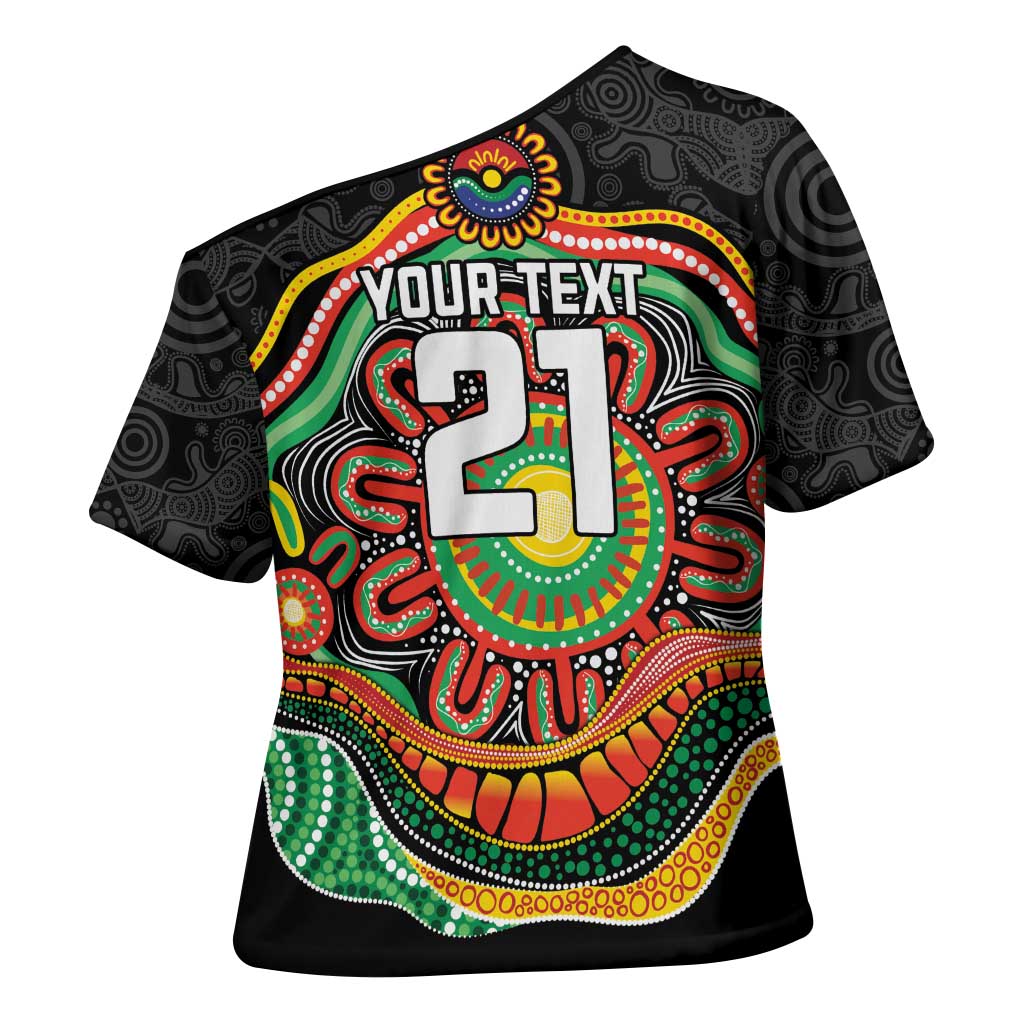 Custom Panthers Honouring First Nations Cross Shoulder Shirt NAIDOC 2026 Deadly 50 Years
