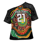 Custom Panthers Honouring First Nations Cross Shoulder Shirt NAIDOC 2026 Deadly 50 Years