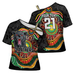 Custom Panthers Honouring First Nations Cross Shoulder Shirt NAIDOC 2026 Deadly 50 Years