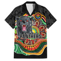 Custom Panthers Honouring First Nations Family Matching Long Sleeve Bodycon Dress and Hawaiian Shirt NAIDOC 2026 Deadly 50 Years