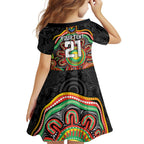 Custom Panthers Honouring First Nations Family Matching Mermaid Dress and Hawaiian Shirt NAIDOC 2026 Deadly 50 Years