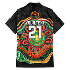 Custom Panthers Honouring First Nations Family Matching Mermaid Dress and Hawaiian Shirt NAIDOC 2026 Deadly 50 Years