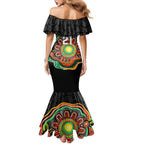 Custom Panthers Honouring First Nations Family Matching Mermaid Dress and Hawaiian Shirt NAIDOC 2026 Deadly 50 Years