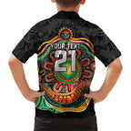 Custom Panthers Honouring First Nations Family Matching Summer Maxi Dress and Hawaiian Shirt NAIDOC 2026 Deadly 50 Years