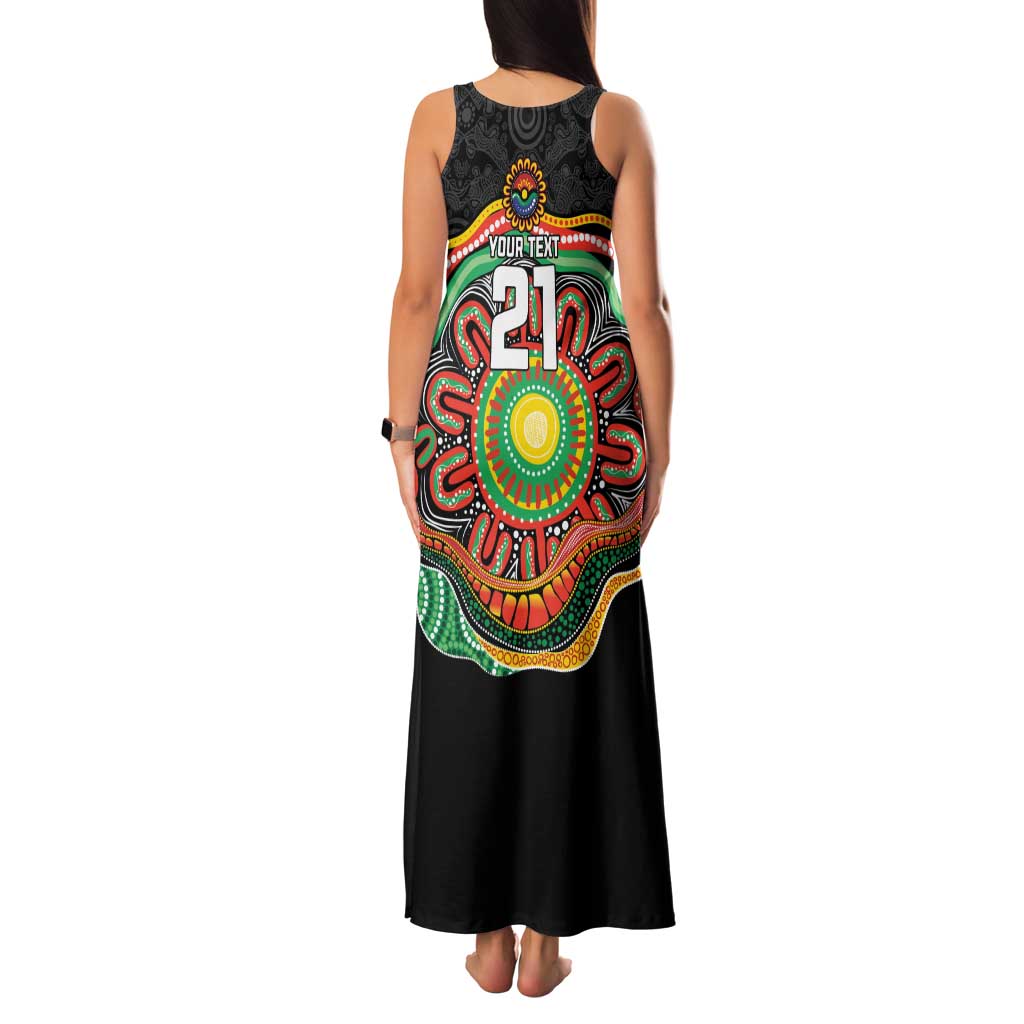 Custom Panthers Honouring First Nations Family Matching Tank Maxi Dress and Hawaiian Shirt NAIDOC 2026 Deadly 50 Years