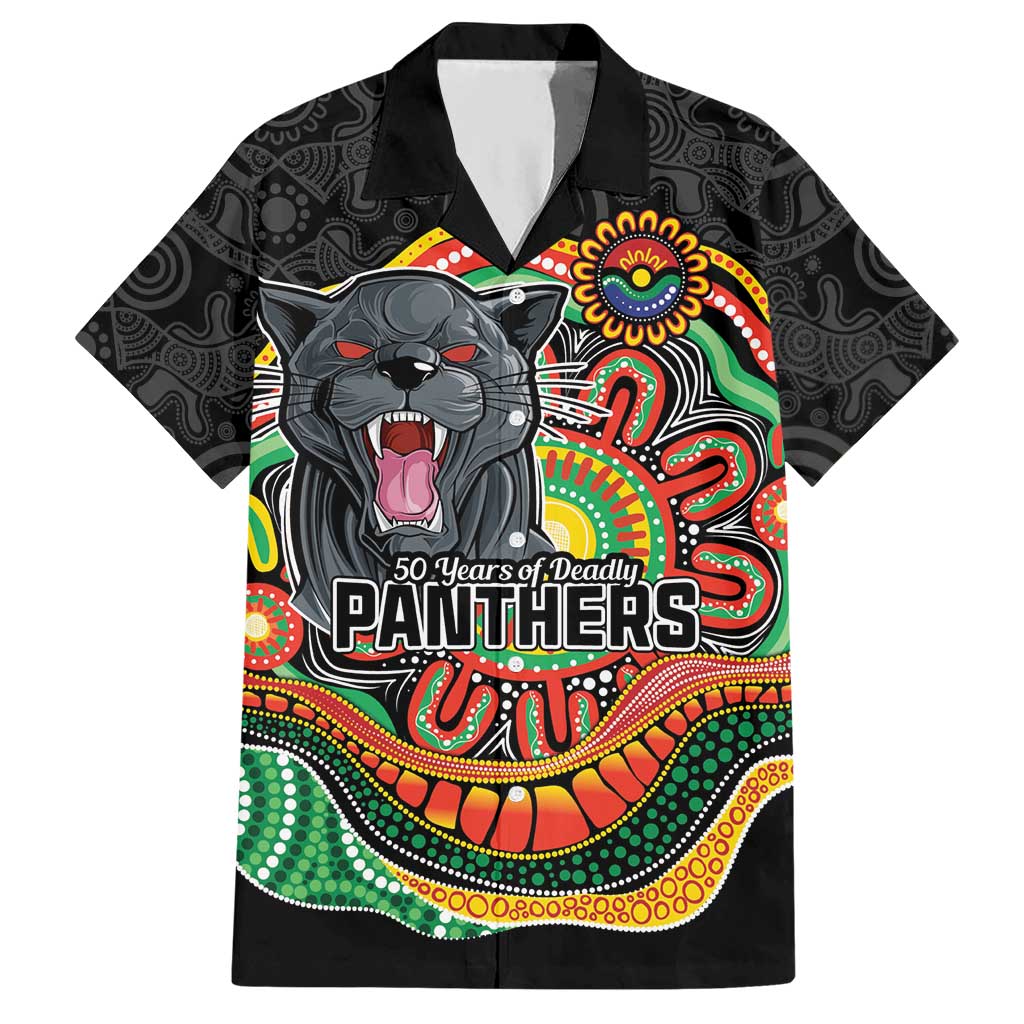 Custom Panthers Honouring First Nations Hawaiian Shirt NAIDOC 2026 Deadly 50 Years