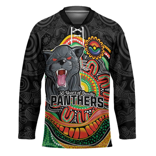 Custom Panthers Honouring First Nations Hockey Jersey NAIDOC 2026 Deadly 50 Years