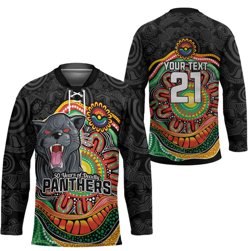 Custom Panthers Honouring First Nations Hockey Jersey NAIDOC 2026 Deadly 50 Years