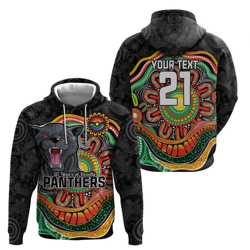 Custom Panthers Honouring First Nations Hoodie NAIDOC 2026 Deadly 50 Years