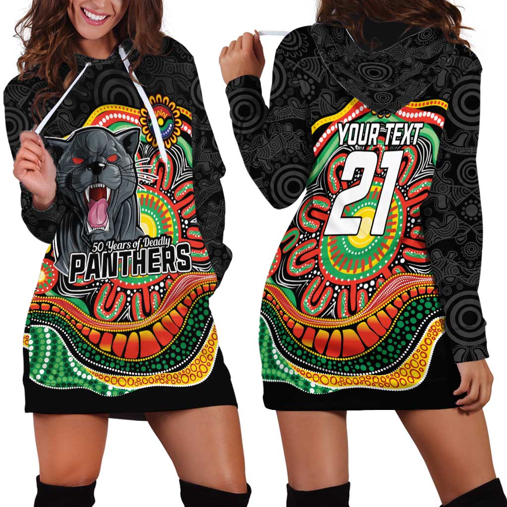 Custom Panthers Honouring First Nations Hoodie Dress NAIDOC 2026 Deadly 50 Years