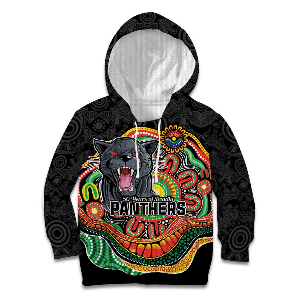 Custom Panthers Honouring First Nations Kid Hoodie NAIDOC 2026 Deadly 50 Years