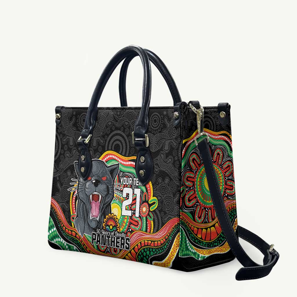 Custom Panthers Honouring First Nations Leather Bag NAIDOC 2026 Deadly 50 Years