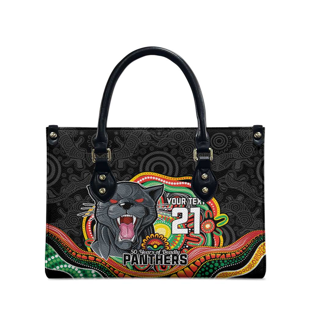 Custom Panthers Honouring First Nations Leather Bag NAIDOC 2026 Deadly 50 Years