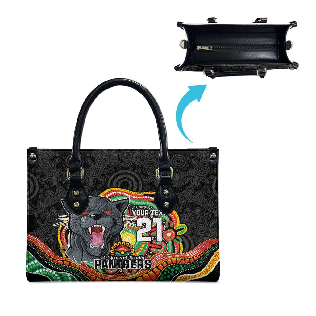 Custom Panthers Honouring First Nations Leather Bag NAIDOC 2026 Deadly 50 Years