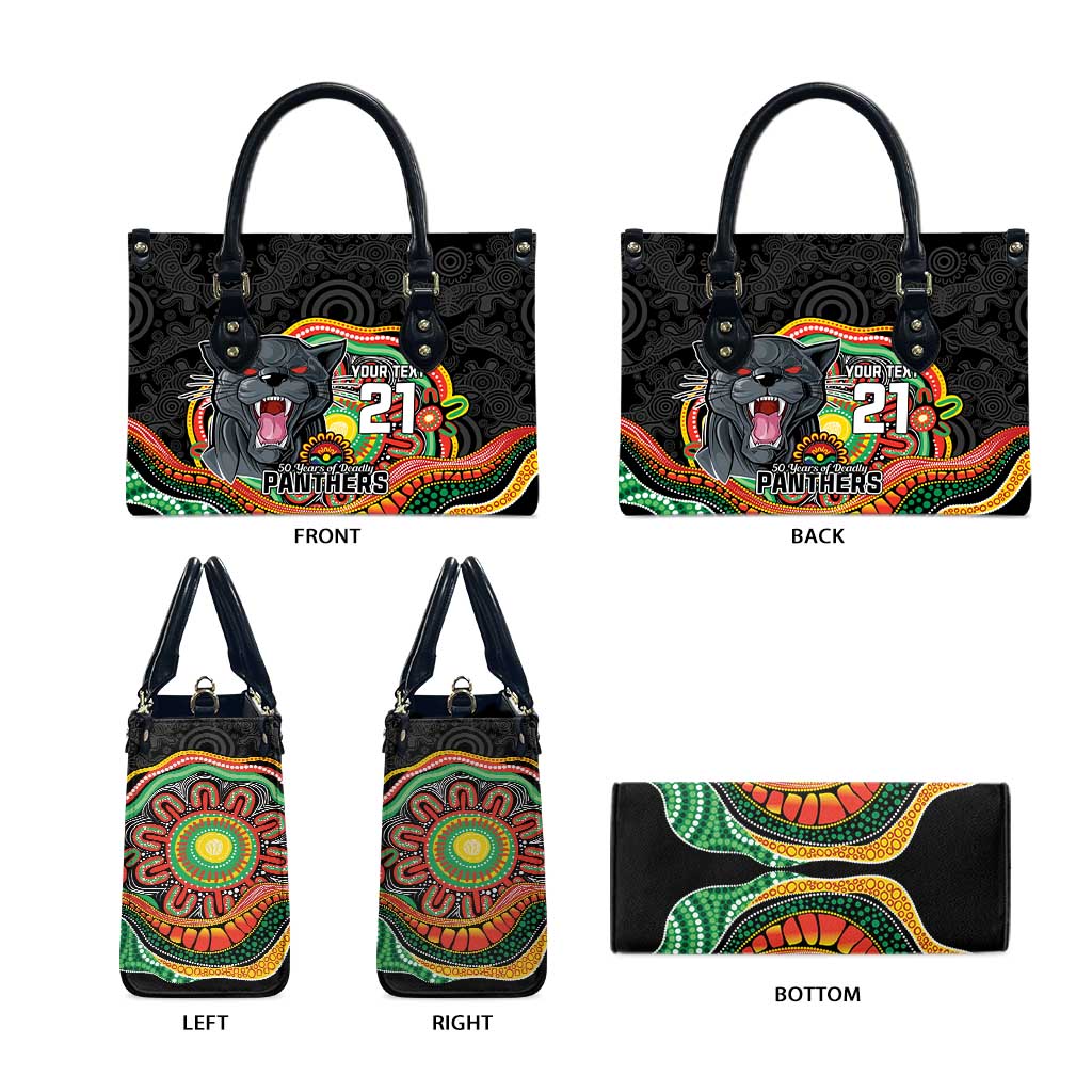 Custom Panthers Honouring First Nations Leather Bag NAIDOC 2026 Deadly 50 Years