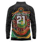 Custom Panthers Honouring First Nations Long Sleeve Polo Shirt NAIDOC 2026 Deadly 50 Years